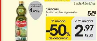Eroski 2a Unidad -50% De Descuento Carbonell Aceite De Oliva Virgen Extra oferta