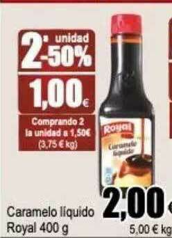 FROIZ Caramelo Liquido Royal oferta