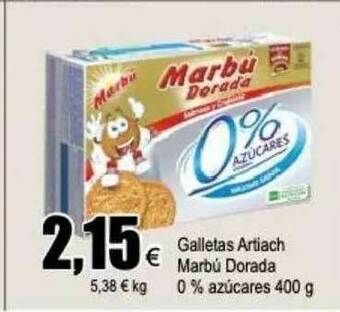 FROIZ Galletas Artiach Marbú Dorada oferta
