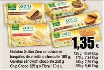 FROIZ Galletas Gullón Zero Sin Azúcares oferta