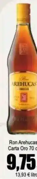FROIZ Ron Arehucas Carta Oro oferta