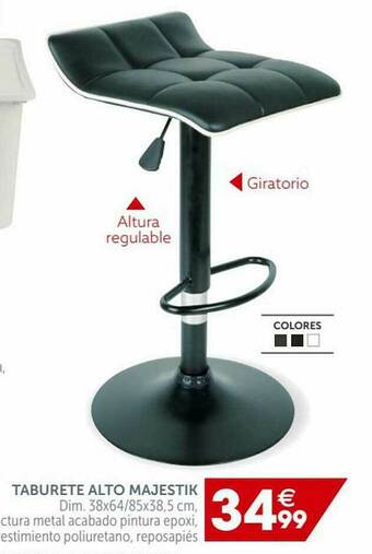 GiFi Taburete Alto Majestik oferta