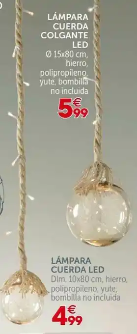 GiFi Lámpara Cuerda Colgante Led Lámapara Cuerda Led oferta