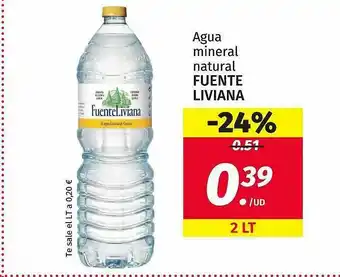 Maskom Supermercados Agua Mineral Natural Fuente Liviana oferta