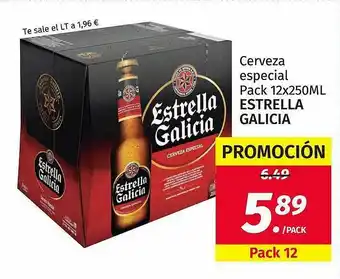 Maskom Supermercados Cerveza Especial Pack 12 Estrella Galicia oferta