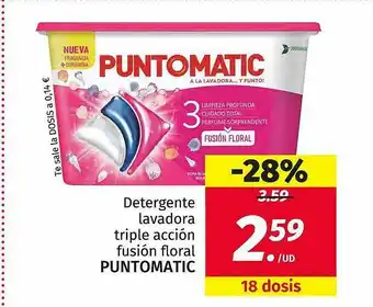 Maskom Supermercados Detergente Lavadora Triple Acción Fusión Floral Puntomatic oferta