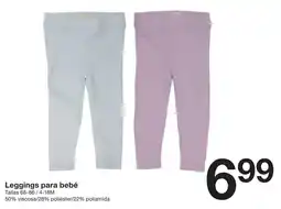 Zeeman Leggings para bebé oferta