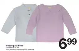 Zeeman Zedram suéter para bebé oferta
