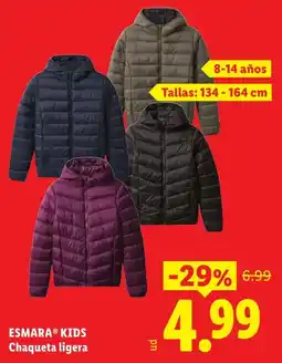 Lidl Esmara Kids Chaqueta ligera oferta
