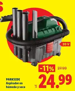 Lidl Parkside aspirador en húmedo y seco oferta