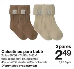 Zeeman Calzetines para bebé oferta