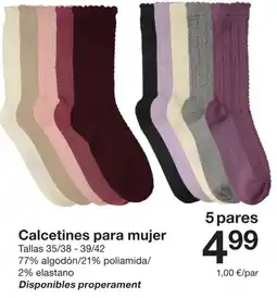 Zeeman Calzetines para mujer oferta