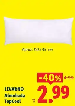 Lidl Livarno Almohada TopCool oferta
