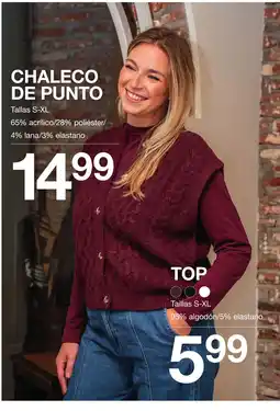 Zeeman chaleco de punto oferta