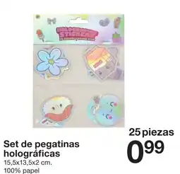 Zeeman Set de pegatinas holográficas oferta