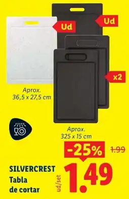Lidl Silvercrest tabla de cortar oferta