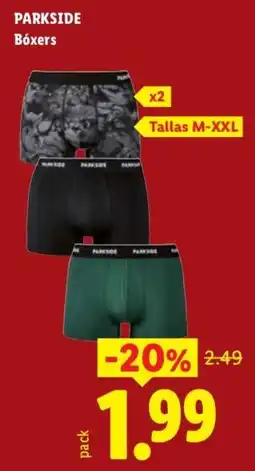 Lidl Parkside bóxers oferta
