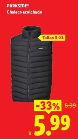Lidl Parkside chaleco acolchado oferta