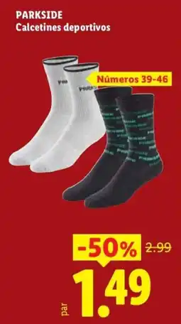 Lidl Parkside calcetines deportivos oferta