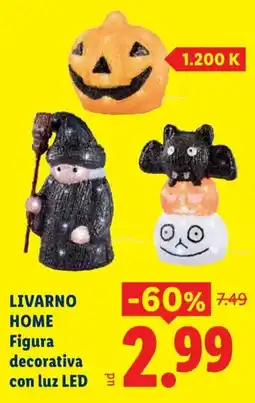 Lidl Livarno Home Figura decorativa con luz LED oferta