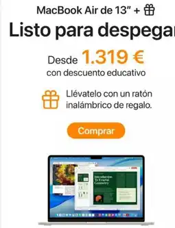Banana Computer Macbook air 13 + listo para despega oferta