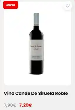 Vinalium Vino conde de siruela roble oferta