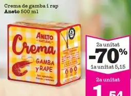 Sorli Aneto crema gamba y rape oferta