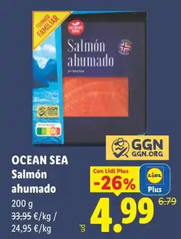 Lidl Ocean Sea Salmón ahumado oferta