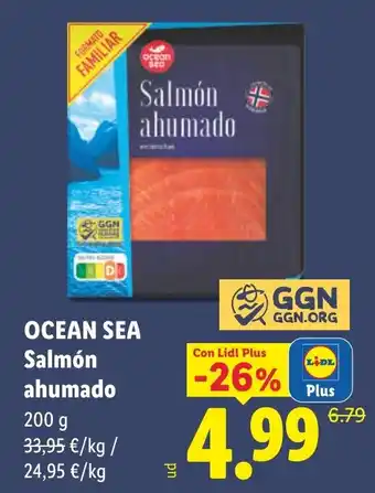 Lidl Ocean Sea Salmón ahumado oferta