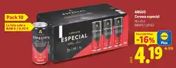 Lidl Argus cerveza especial oferta