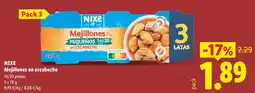 Lidl Nixe mejillones en escabeche oferta