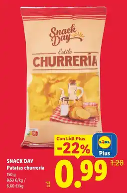 Lidl Snack Day patatas churrería oferta