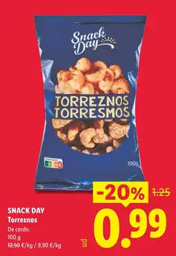Lidl Snack Day torreznos oferta