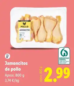 Lidl Pollo jamoncitos oferta