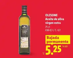 Lidl Olisone aceite de oliva virgen extra oferta