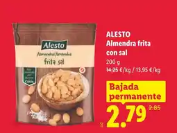 Lidl Alesto Almendra frita con sal oferta