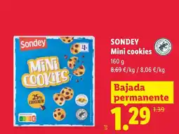 Lidl Sondey mini cookies oferta