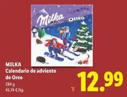 Lidl Milka calendario de adviento de Oreo oferta