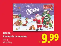 Lidl Milka Calendario de adviento oferta