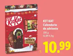 Lidl Kit Kat Calendario de adviento oferta