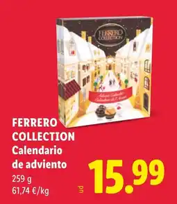 Lidl Ferrero Collection Calendario de adviento oferta