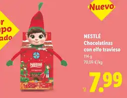 Lidl Nestlé Chocolatinas con elfo travieso oferta