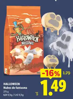 Lidl Halloween nubes de fantasma oferta