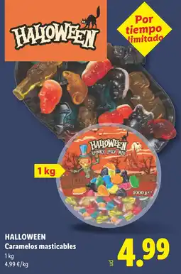 Lidl Halloween Caramelos masticables oferta