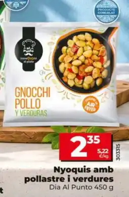 Dia Dia Al Punto gnocchi pollo y verduras oferta