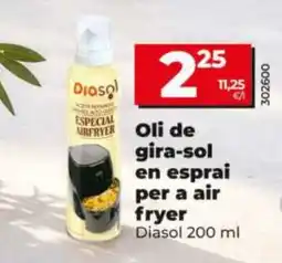 Dia Diasol oli de gira-sol en esprai per a air fryer oferta