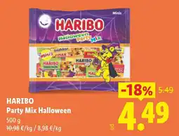 Lidl Haribo party mix halloween oferta