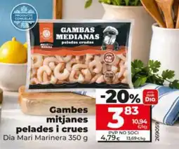 Dia Dia Mari Marinera gambas medianas peladas i crues oferta