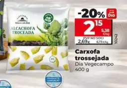 Dia Dia Vegecampo carxofa trossejada oferta