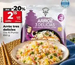 Dia Dia Al Punto arroz tres delicias oferta